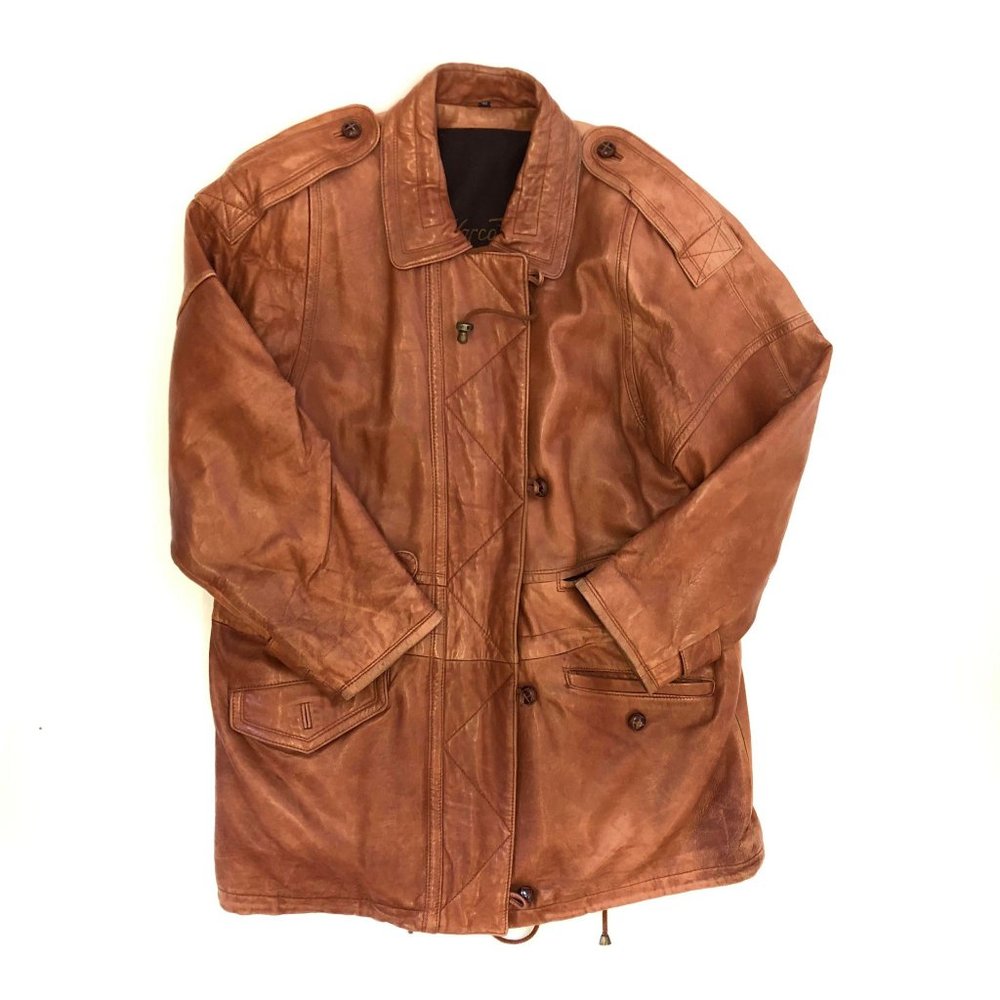 MarcoPecci Genuine Leather Men's Jacket Size 40